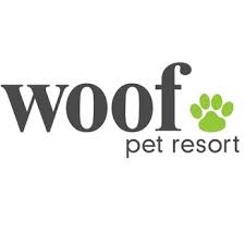 Woof Pet resort logo